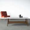 Andrea coffee table, jaya mandiri furniture jepara. mebel kayu jati epara